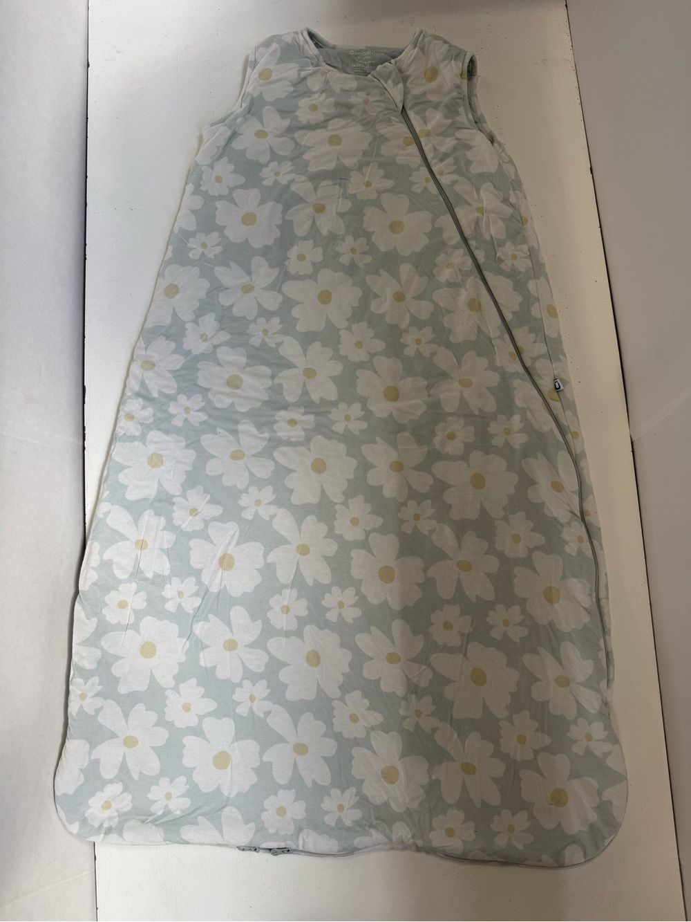 Bamboo Gunamuna Floral Sleeveless Baby Sleep Sack Sz 24-36 Mo Daisy 1.0 TOG